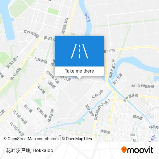 Hanazono Ibaragi Street map