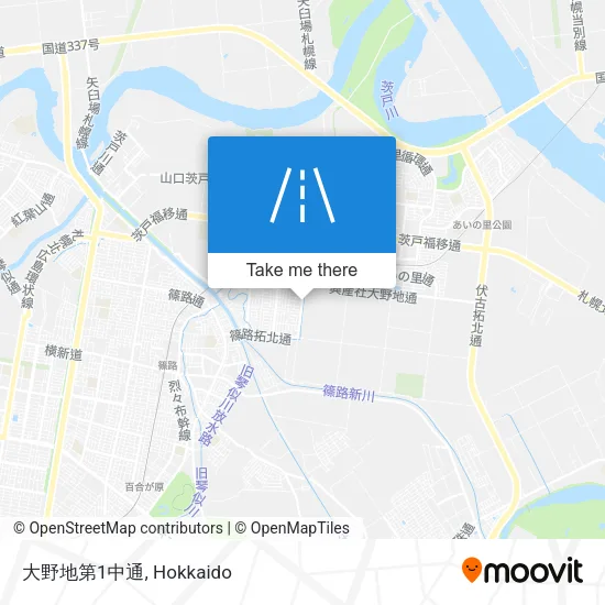 大野地第1中通 map