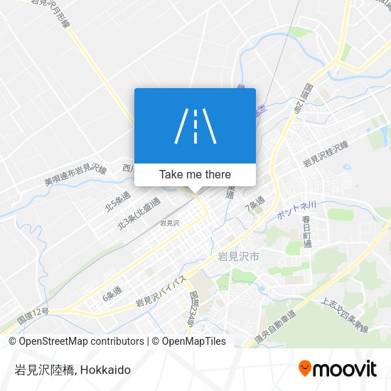 岩見沢陸橋 map