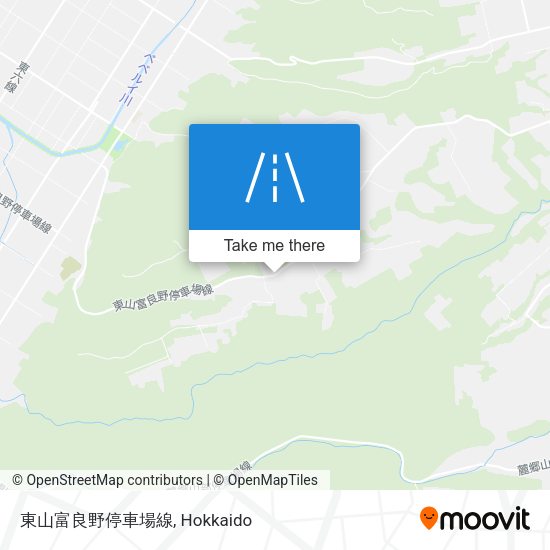 東山富良野停車場線 map