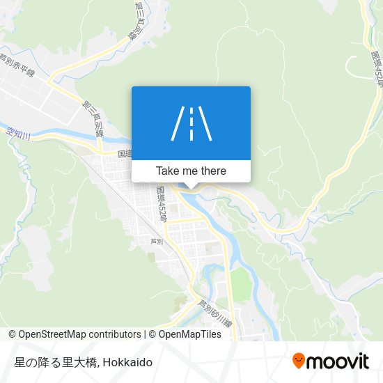 星の降る里大橋 map