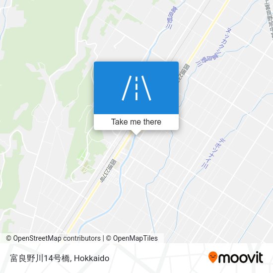 富良野川14号橋 map