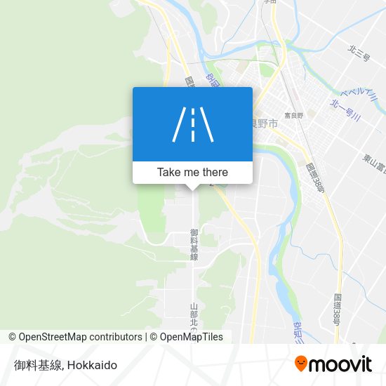 御料基線 map