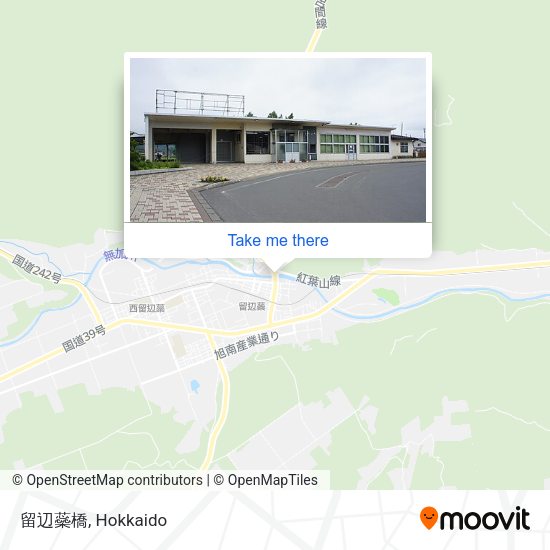 留辺蘂橋 map
