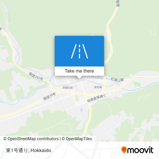 東1号通り map