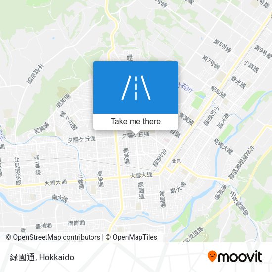 緑園通 map