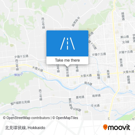 北見環状線 map