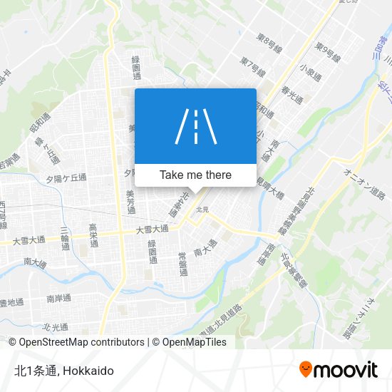 北1条通 map