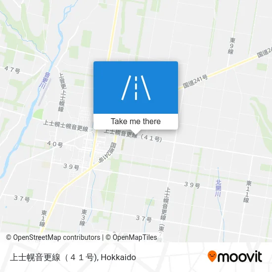 上士幌音更線（４１号) map