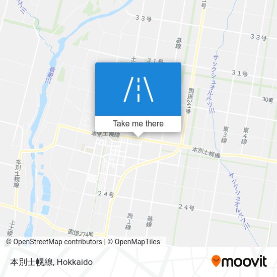 本別士幌線 map