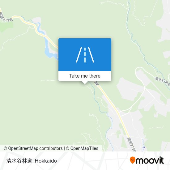 清水谷林道 map