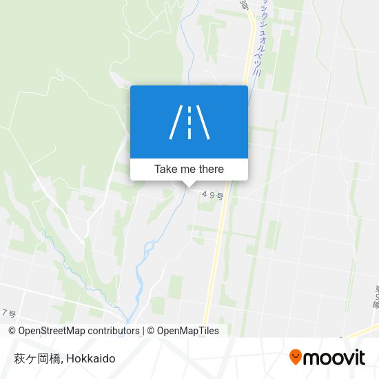 萩ケ岡橋 map