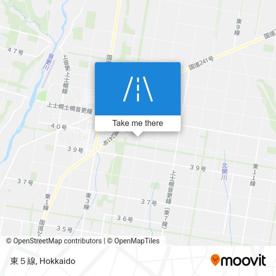 東５線 map