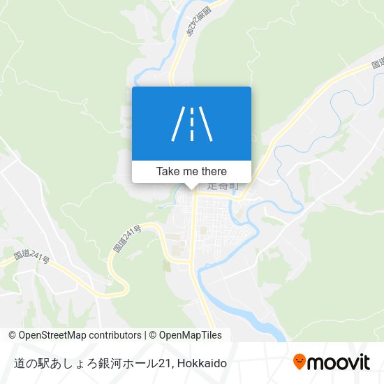 道の駅あしょろ銀河ホール21 map