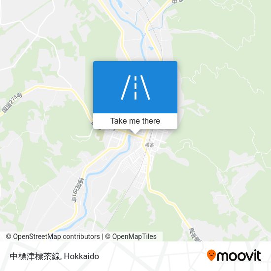 中標津標茶線 map