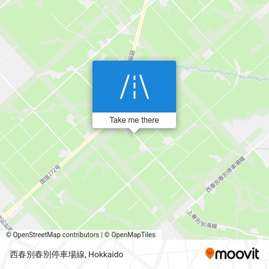 西春別春別停車場線 map