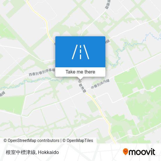 根室中標津線 map