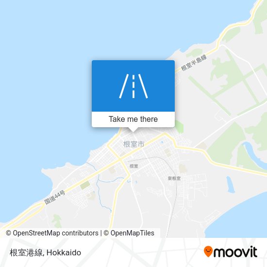 根室港線 map
