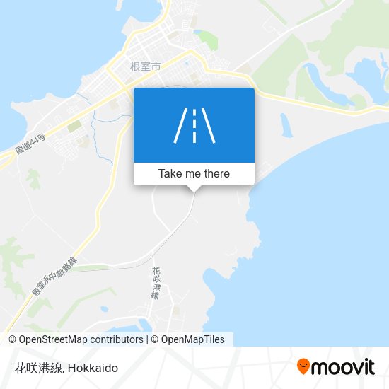 花咲港線 map