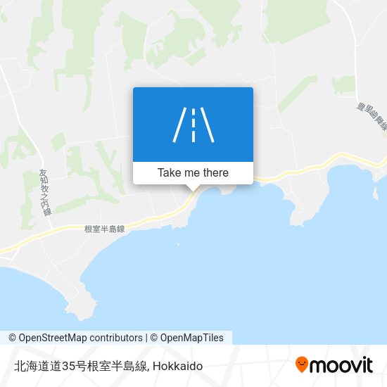 北海道道35号根室半島線 map