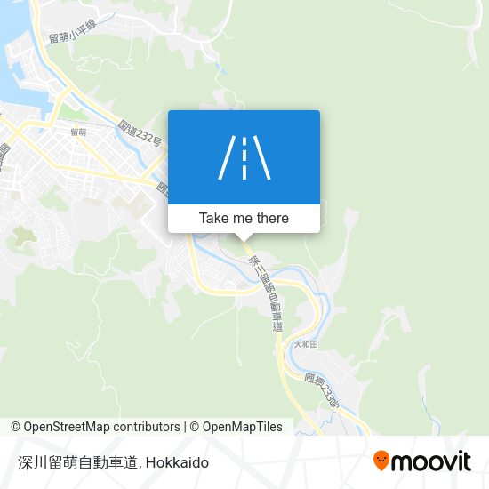 深川留萌自動車道 map
