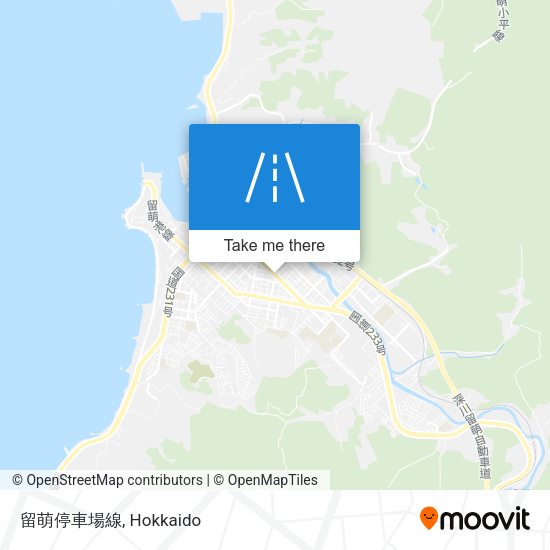 留萌停車場線 map