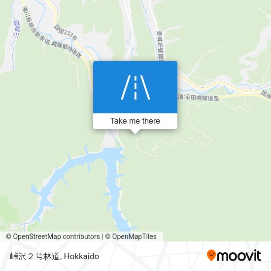 峠沢２号林道 map