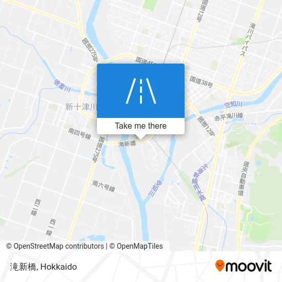 滝新橋 map