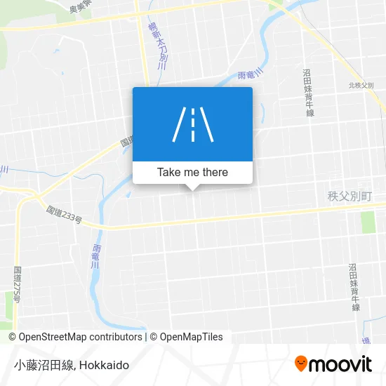 Fujinuma Tanada Line map