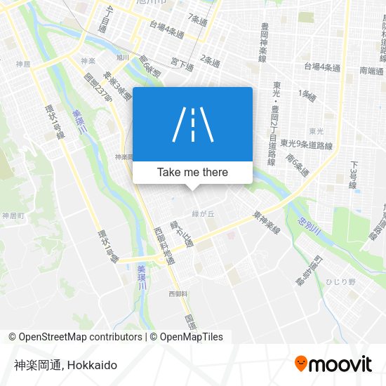 神楽岡通 map