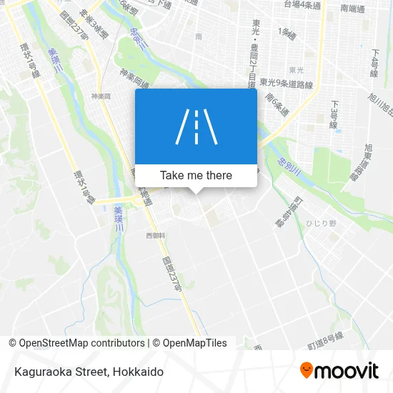 Kagura Hill Street map