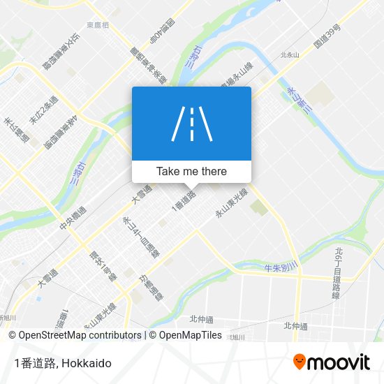 1番道路 map