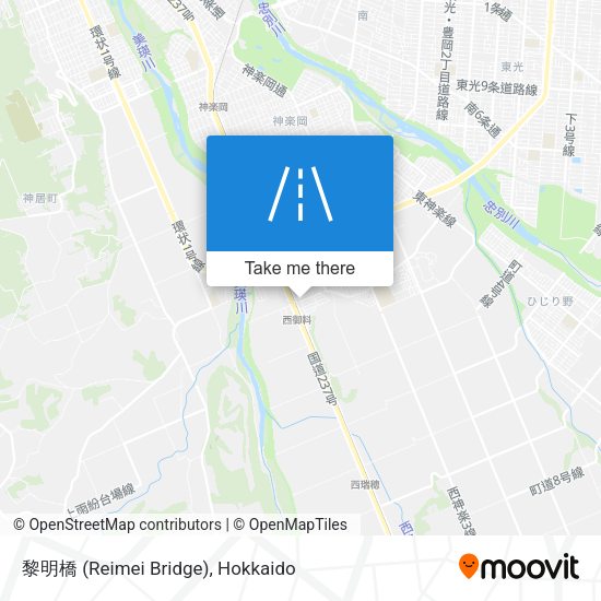 黎明橋 (Reimei Bridge) map