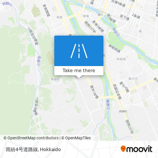 雨紛4号道路線 map