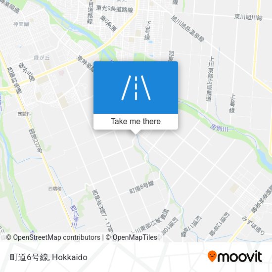 町道6号線 map