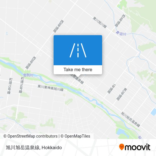 旭川旭岳温泉線 map