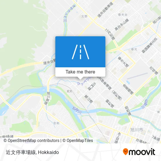 Chikamori Station Line map