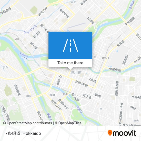 7条緑道 map