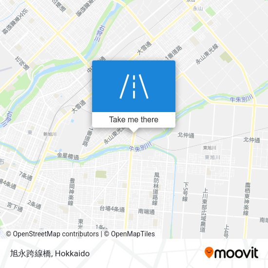 旭永跨線橋 map