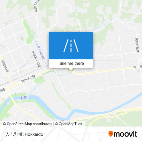 入志別橋 map