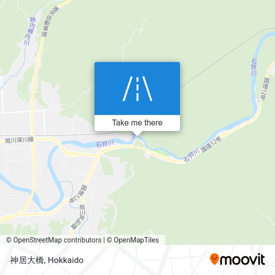 神居大橋 map