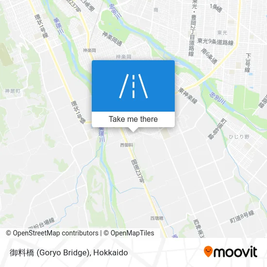 御料橋 (Goryo Bridge) map