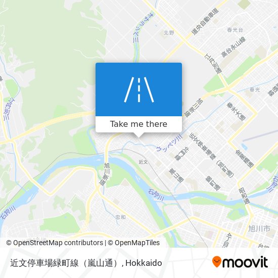 近文停車場緑町線（嵐山通） map