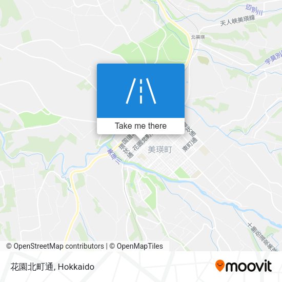 花園北町通 map