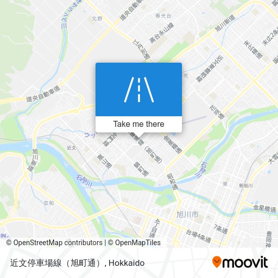 近文停車場線（旭町通） map