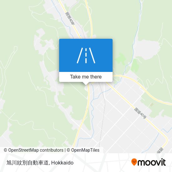 旭川紋別自動車道 map