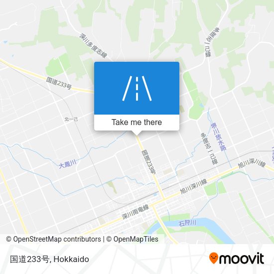 国道233号 map