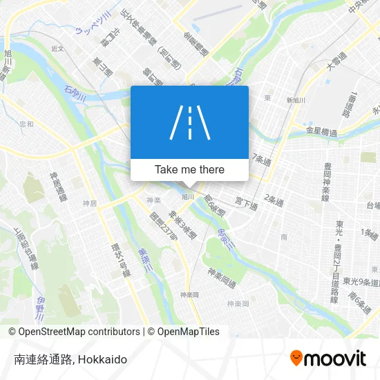 南連絡通路 map