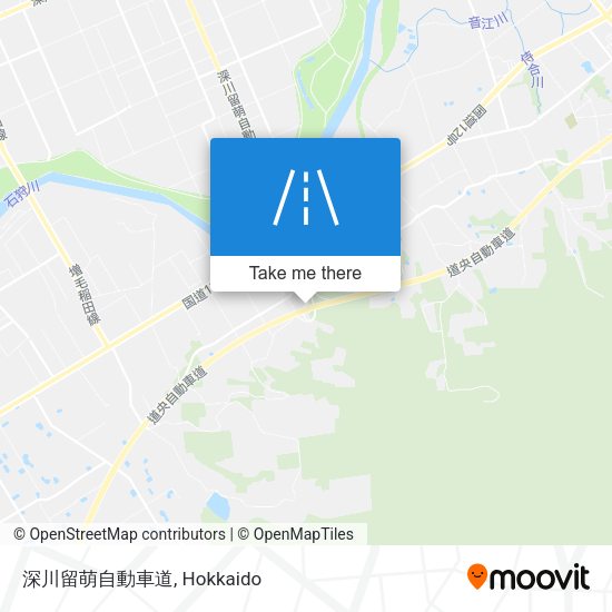 深川留萌自動車道 map