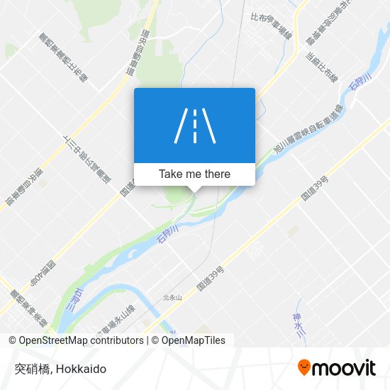 突硝橋 map